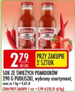Sklepy Doroty Sok ze świeżych pomidorów Pudliszki oferta