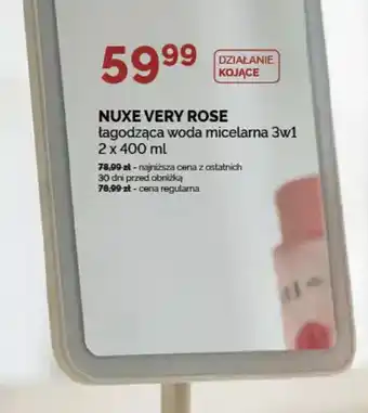 Nuxe Very Rose łagodząca woda micelarna 3w1