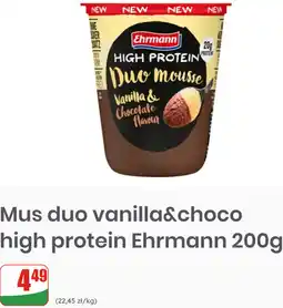 Dino Mus duo vanilla&choco high protein Ehrmann oferta