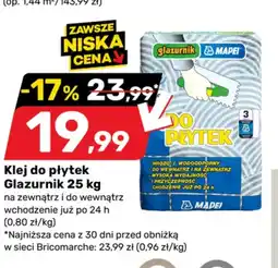 Bricomarche Klej do płytek Glazurnik oferta