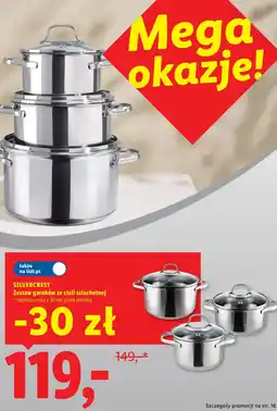 Lidl Zestaw garnków SilverCrest oferta