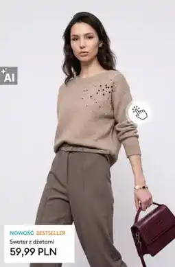 Sinsay Sweter z dżetami oferta