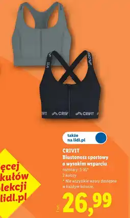 Lidl Biustonosz sportowy Crivit oferta