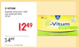 Rossmann Kapsułki witamina C 1000mg C-Vitum oferta