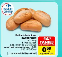 Carrefour Bułka śniadaniowa Carrefour oferta