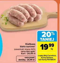 Carrefour Kiełbasa biała Carrefour oferta