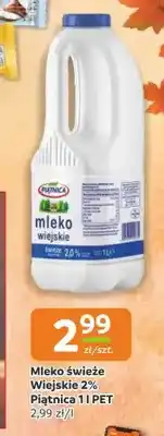 Gama Mleko świeże wiejskie Piątnica 2% oferta