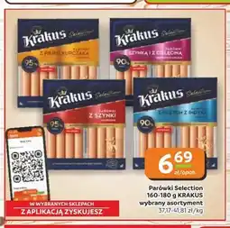 Gama Parówki Selection z piersi kurczaka Krakus oferta