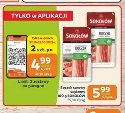 Gama Boczek surowy wędzony Sokołów oferta
