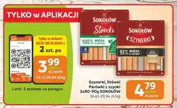 Gama Parówki z szynki Szynerki Sokołów oferta