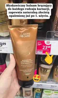 Rossmann Balsam brązujący More4Care Get Your Tan oferta