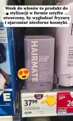 Rossmann Wosk do stylizacji włosów Hairmate Pony Wax oferta