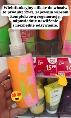 Rossmann Eliksir do włosów OnlyBio Hair Cycling wielofunkcyjny 12w1 oferta