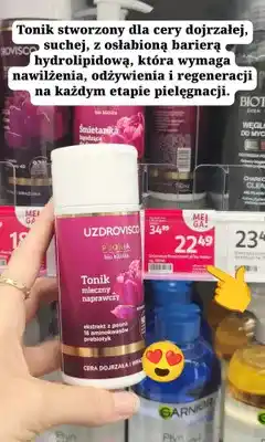 Rossmann Tonik mleczny naprawczy Uzdrovisco Peonia oferta