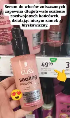 Rossmann Serum do włosów Gliss Sealing Miracle oferta