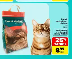 Carrefour Żwirek bentonitowy O oferta