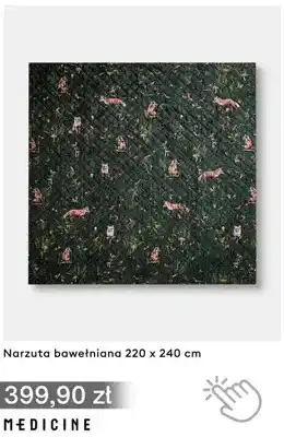 Narzuta bawełniana 220x240 cm Medicine