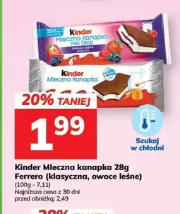 Hitpol Kinder Mleczna kanapka klasyczna oferta