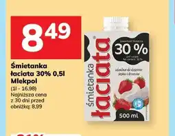 Hitpol Śmietanka Łaciata Mlekpol 30% oferta