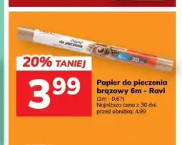 Hitpol Papier do pieczenia brązowy 6 m Ravi oferta
