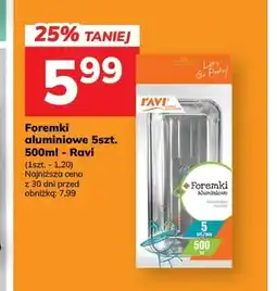 Hitpol Foremki aluminiowe 500 ml Ravi oferta
