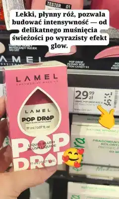 Hebe Płynny róż do policzków Lamel Pop Drop oferta