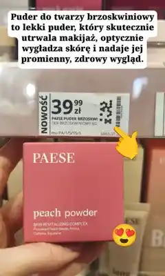 Hebe Puder do twarzy Paese Peach Powder oferta