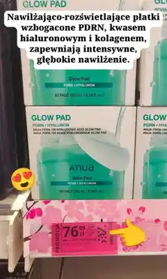Hebe Płatki do twarzy Anua Glow Pad PDRN + Hyaluron oferta