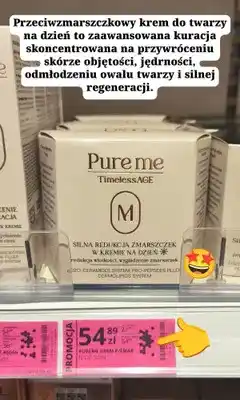 Hebe Krem przeciwzmarszczkowy do twarzy na dzień Pure Me TimelessAGE oferta