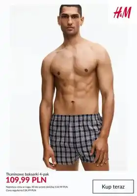 Tkaninowe bokserki 4-pak H & M