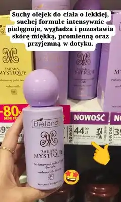 Hebe Suchy olejek do ciała Bielenda Zahara Mystique Mademoiselle Bloom oferta