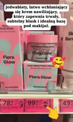 Hebe Krem do twarzy Mamonde Flora Glow Rose Smoothing Cream oferta