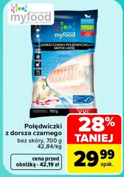 Carrefour Market Polędwiczki z dorsza Myfood oferta