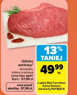 Carrefour Market Udziec wołowy Carrefour oferta