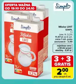 Carrefour Market Mleko Simple oferta