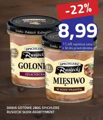 Dania Gotowe Spichlerz Rusiecki Słoik Asortyment