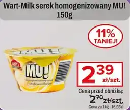 Vobiano Wart-Milk serek homogenizowany MU! oferta