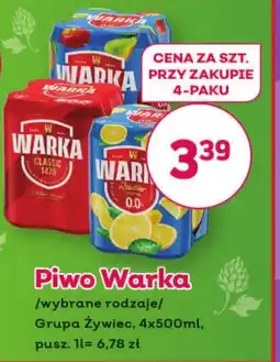Bliski Piwo Warka oferta