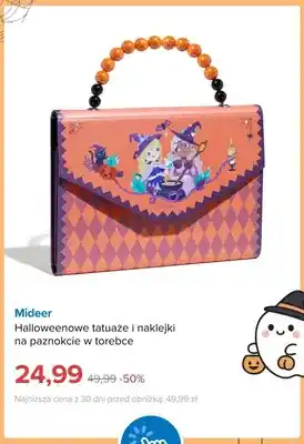 Halloweenowe tatuaże i naklejki na paznokcie w torebce Mideer
