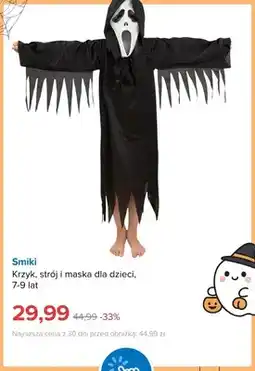 Smyk Krzyk strój i maska dla dzieci 7-9 lat Smiki oferta