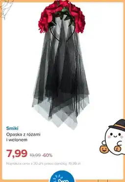 Smyk Opaska z różami i welonem Smiki oferta
