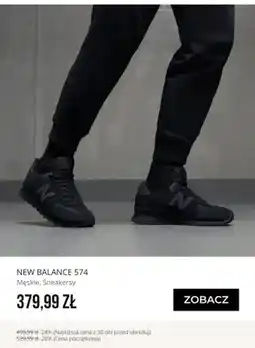 Sizeer Sneakersy męskie New Balance 574 oferta