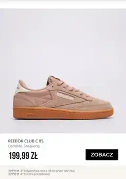 Sizeer Sneakersy damskie Reebok Club C 85 oferta