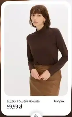 BonPrix Bluzka z długim rękawem Bonprix oferta