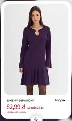 BonPrix Sukienka dzianinowa bonprix oferta