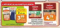 Społem Częstochowa Parówki z szynki Szynerki Sokołów oferta