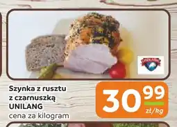 Społem Częstochowa Szynka z rusztu z czarnuszką Unilang oferta