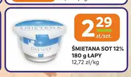 Społem Częstochowa Śmietana Sot Łapy 12% oferta