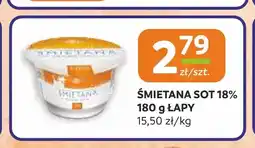 Społem Częstochowa Śmietana Sot Łapy 18% oferta