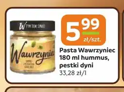 Społem Częstochowa Pasta hummus pestki dyni Wawrzyniec oferta